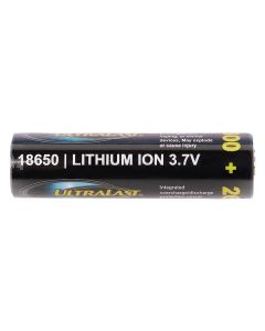 Ultralast UL1865-26-1P 2,600 mAh 18650 Retail Blister-Carded Batteries (Single Pack)
