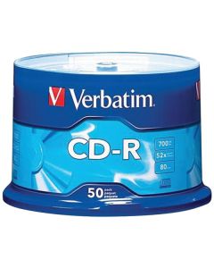Verbatim 94691 700MB 80-Minute 52x CD-Rs (50-ct Spindle)