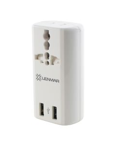 ALL-IN1 ADPTR W/USB WHT