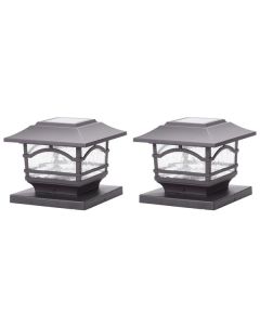 2 DECK LIGHT DRK BRNZ