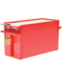 Nadex Coins AEX1-1016 Large Capacity Rolled Pennies Coin Storage Box